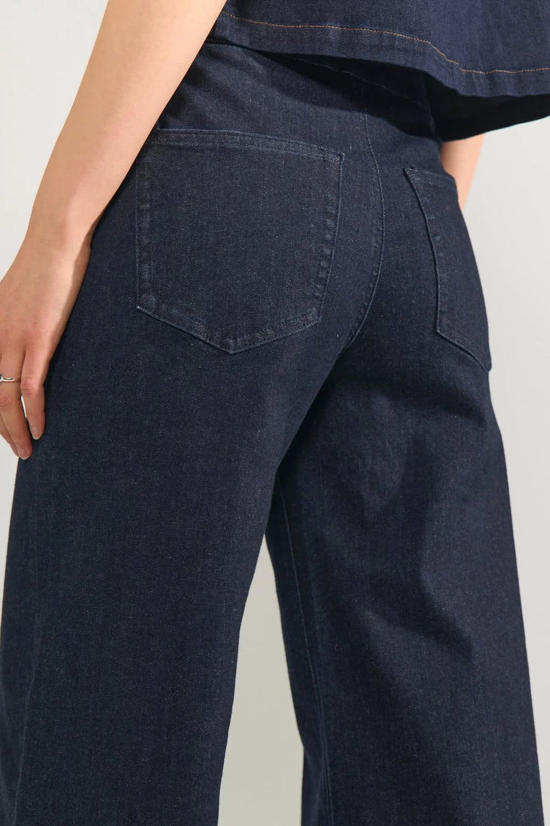 Jean à jambe large pour femme Numph