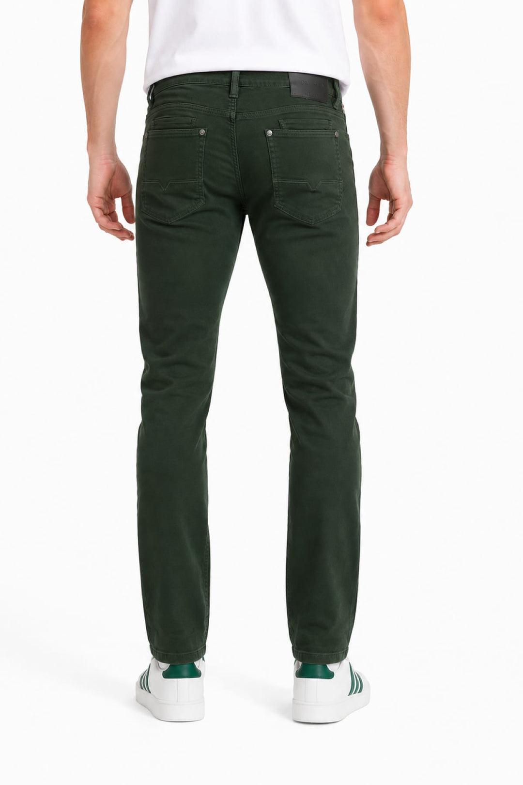 Vue latérale jean cinq poches moderne Black Bull homme gris - Valérie Simon