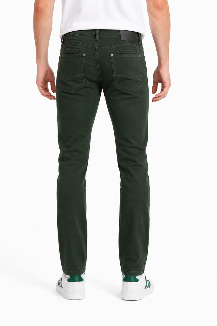 Vue latérale jean cinq poches moderne Black Bull homme gris - Valérie Simon