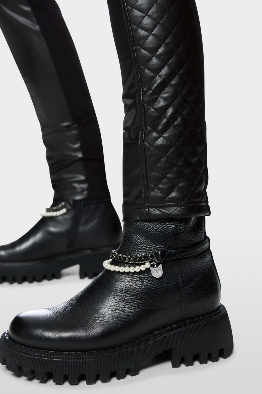 Faux leather leggings for women by Marc Cain
