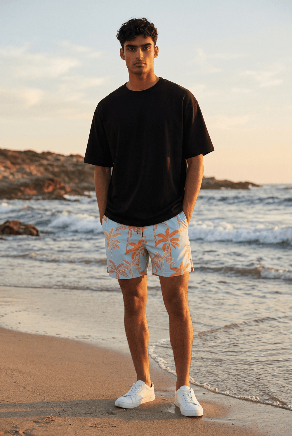 SWIMSUIT | LOBUE, Blue - BLACK