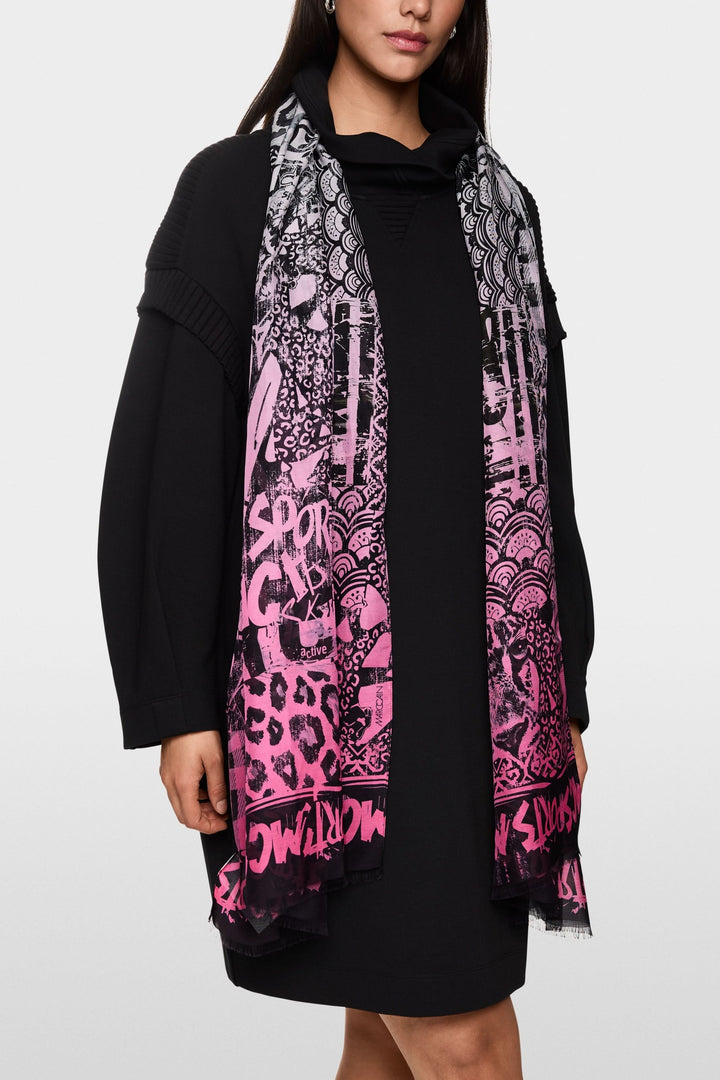 Foulard à motif graphique