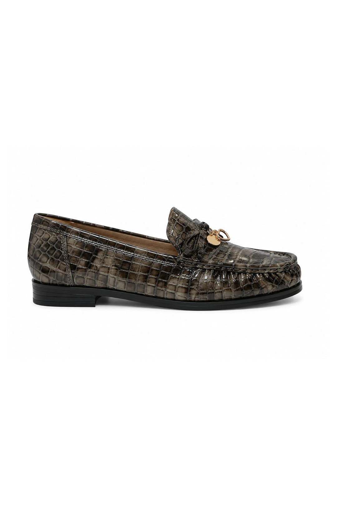 Mocassins effet croco à breloques pour femme Gabor