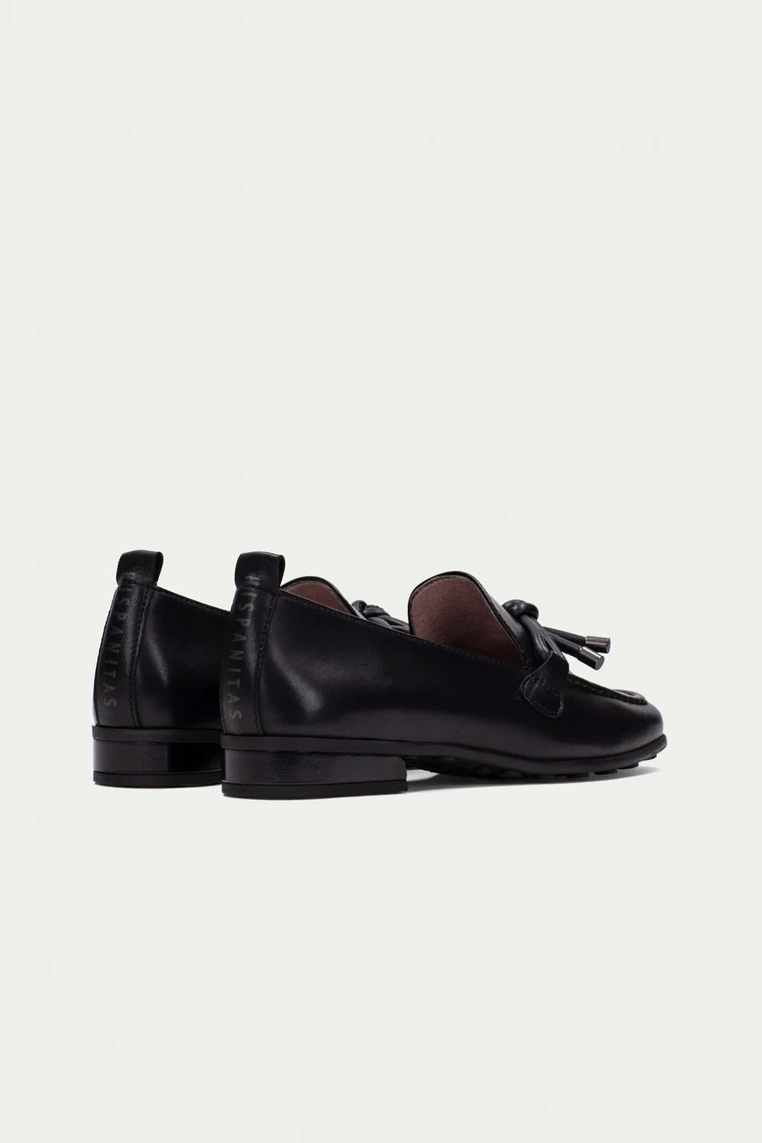 Genova Leather Loafers with Knotted Detail for Women by Hispanitas
