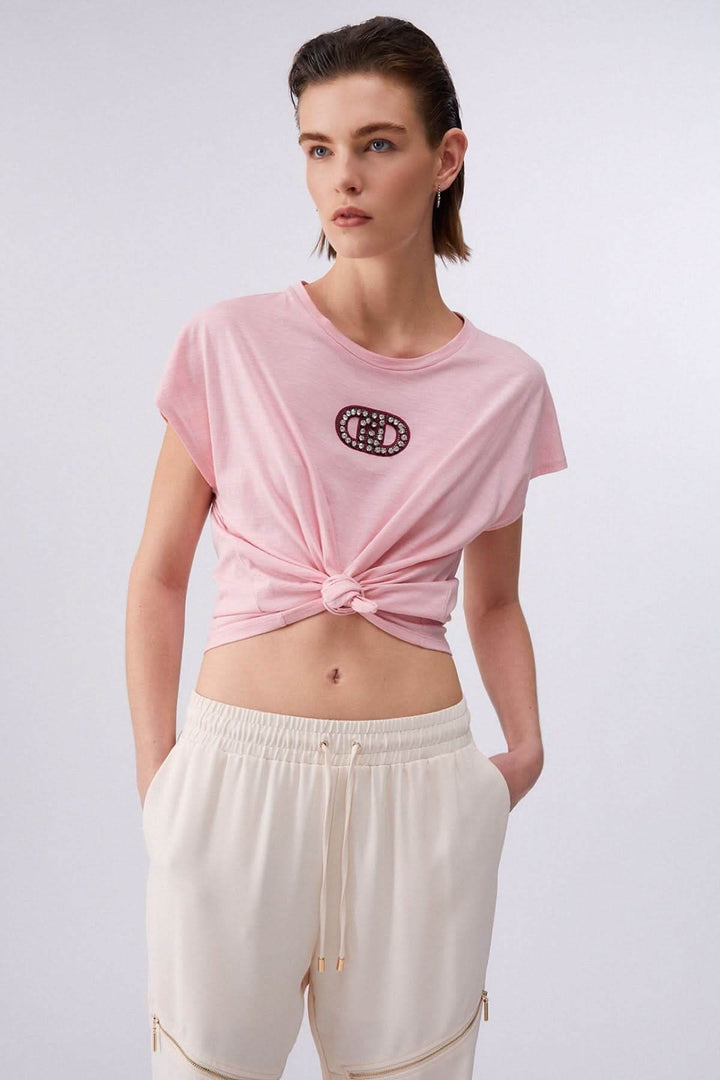 T-shirt avec logo décoratif