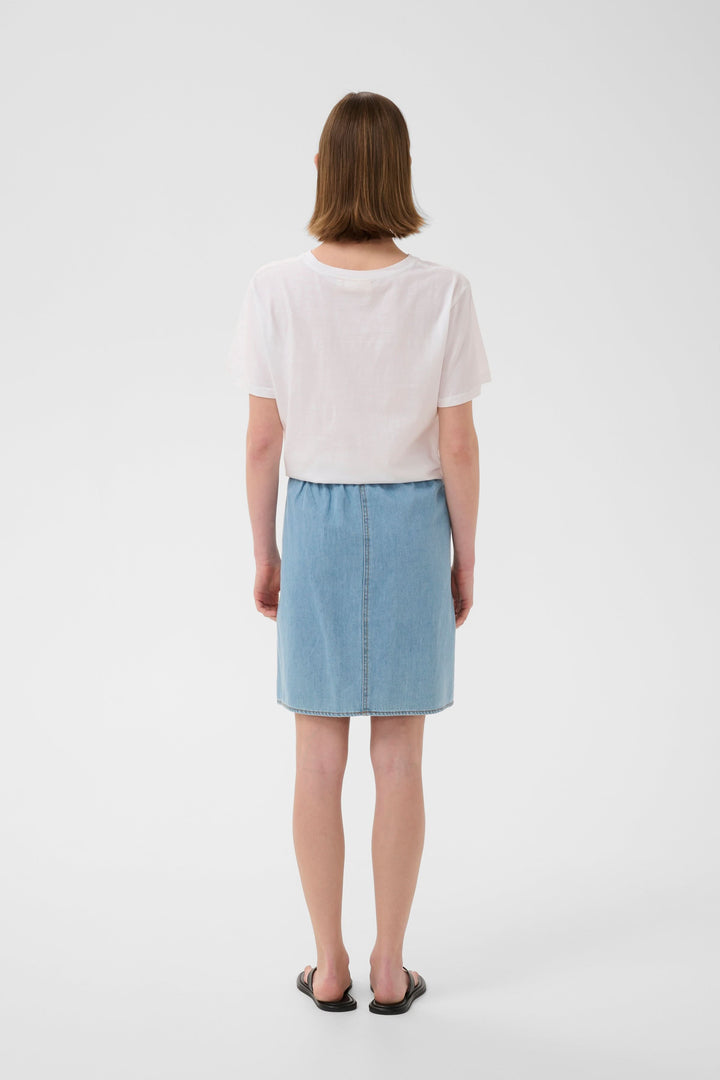 Glenn Short Skirt in Lightweight Denim