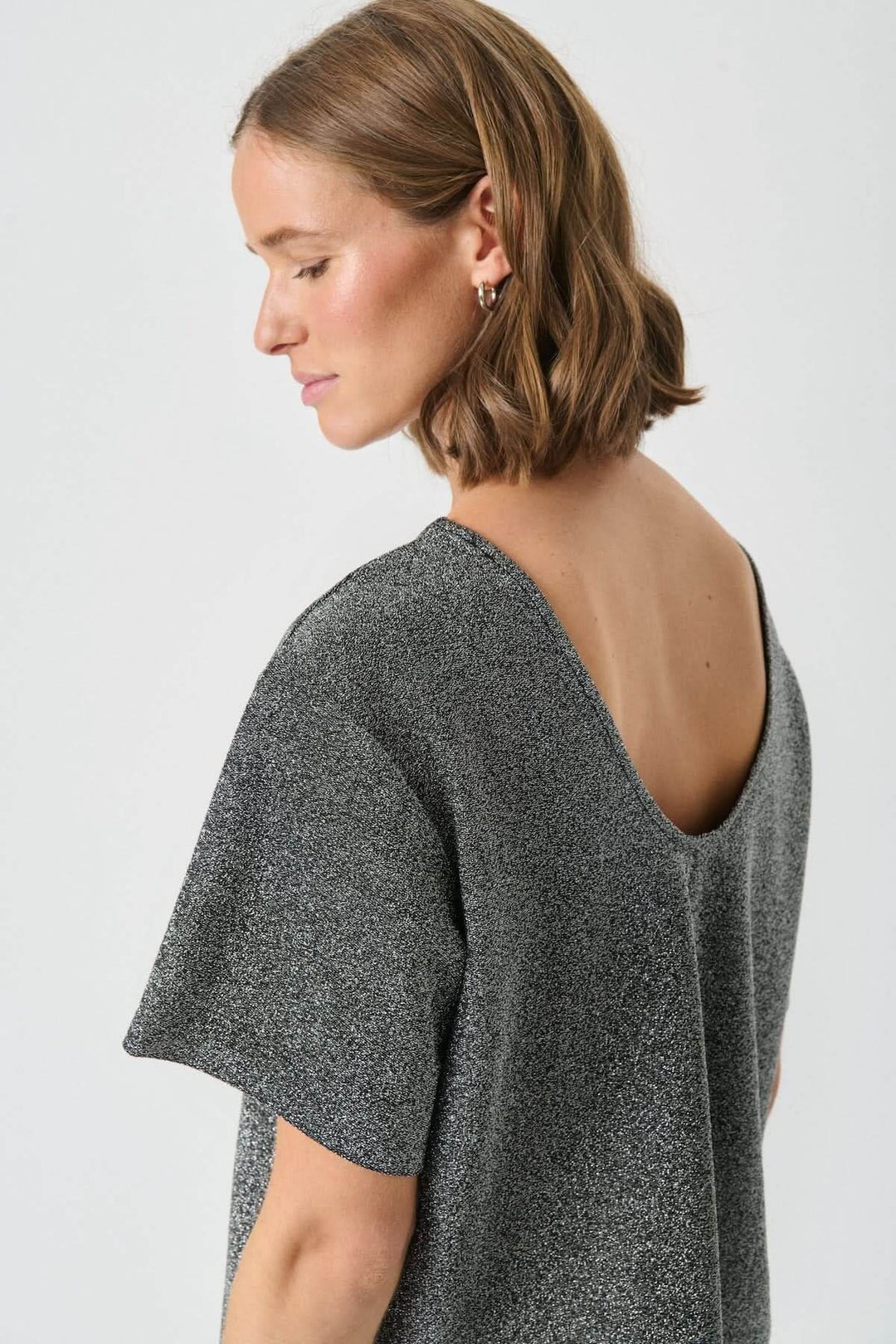 Haut scintillant à dos dégagé Verrona