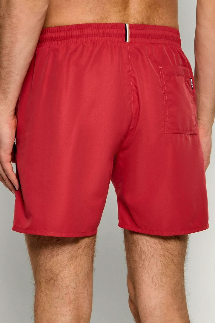 Swimsuit with an elastic waistband