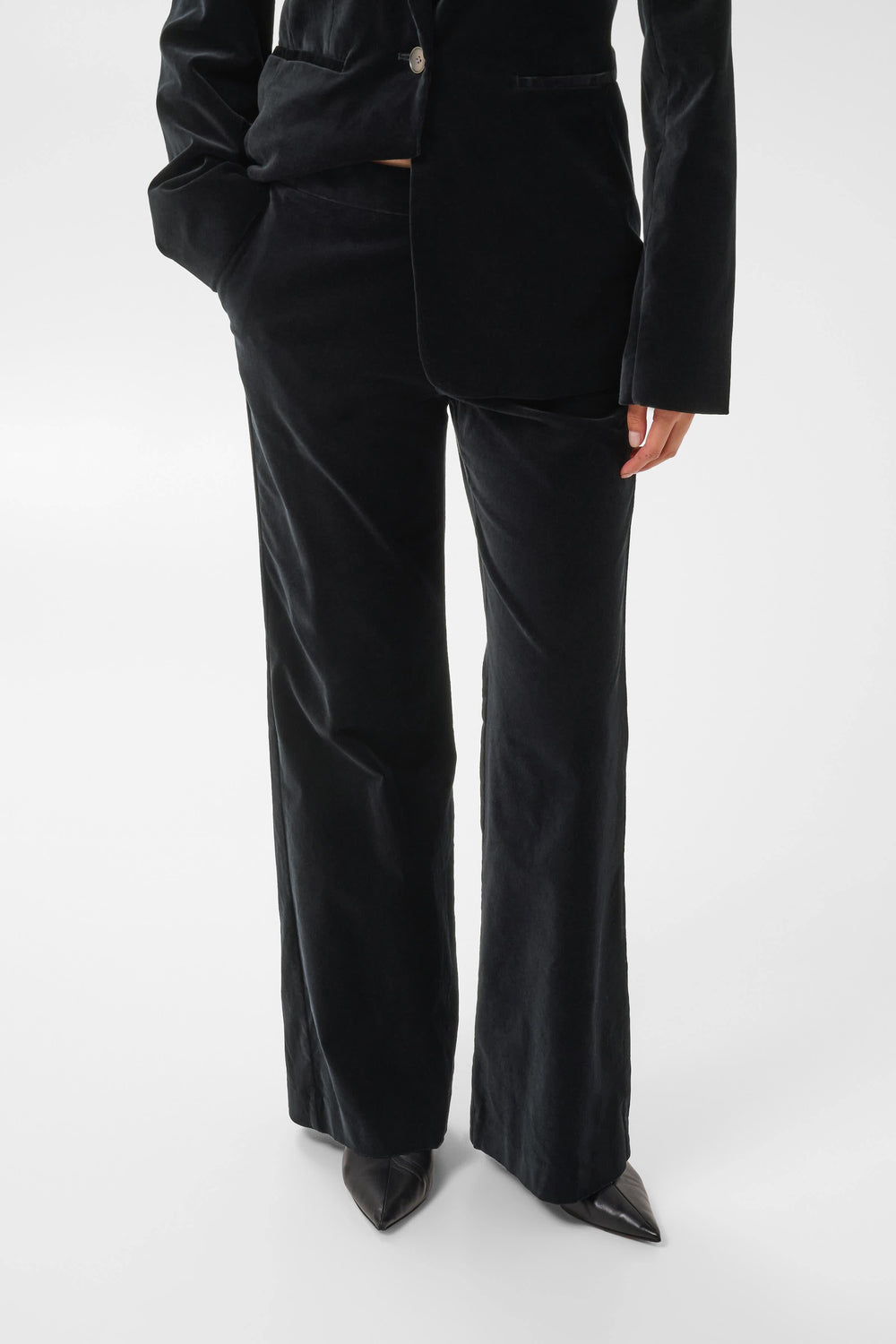 Part Two women's Daimi corduroy trousers, front view