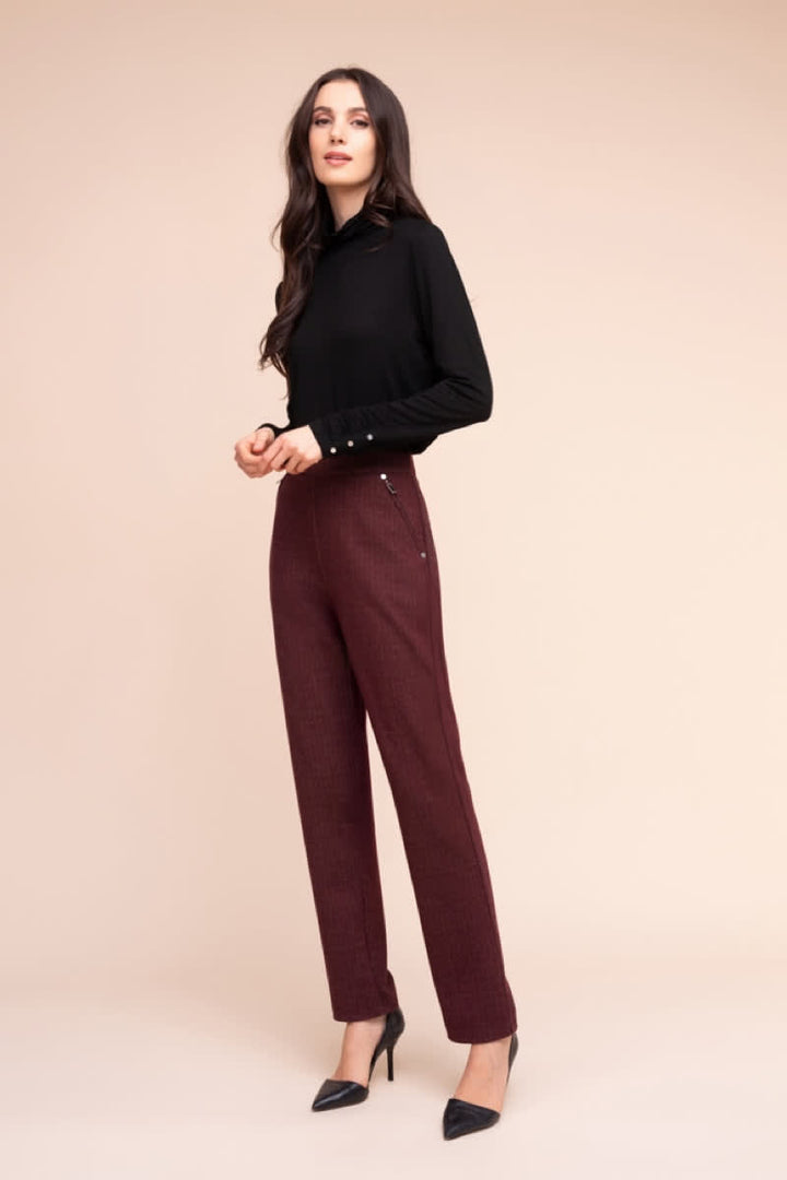 Pantalon habillé à jambe droite pour femme Alison Sheri