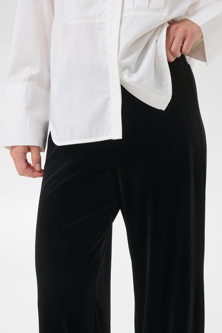 Pantalon habillé Dhanyo à jambes larges et fluides pour femme Part Two