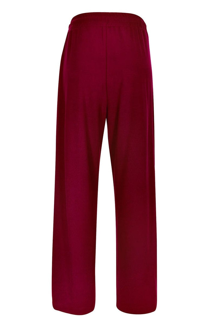 Pantalon jogging Lena à jambe large avec bandes latérales pour femme kennys