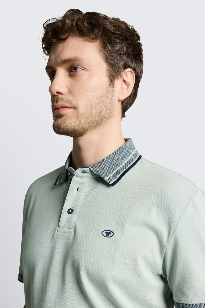 Front view of the blue Tom Tailor men&