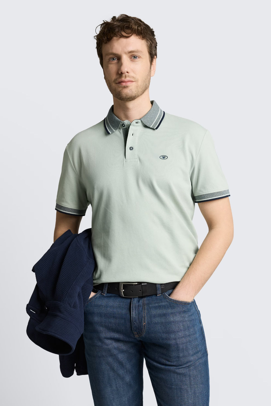 Front view of a blue Tom Tailor men&