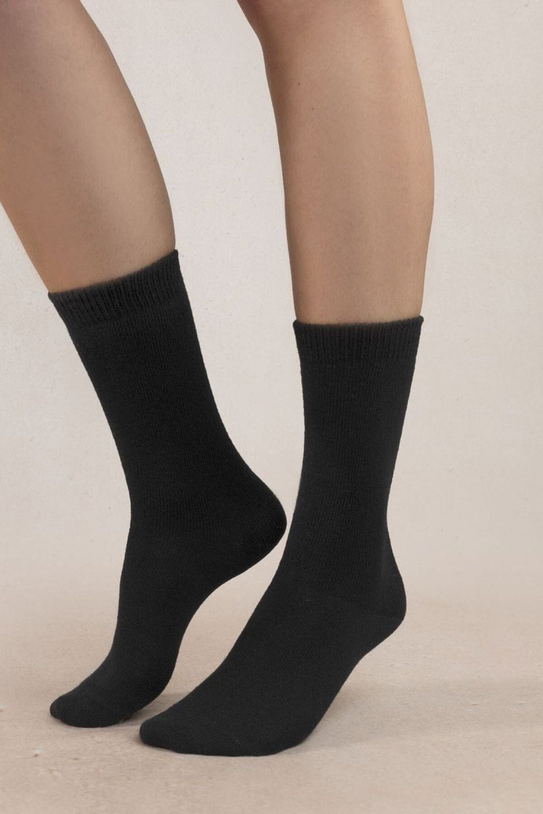 Chaussettes cachemire unies Femme - Accessoires - Chaussette Bleuforêt