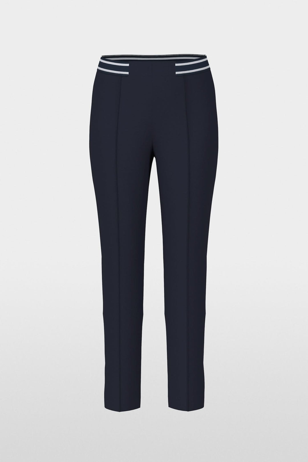 Pantalon SYDNEY slim noir avec détails marqués, alliant élégance formelle et engagement durable.