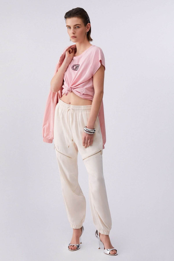 T-shirt avec logo décoratif