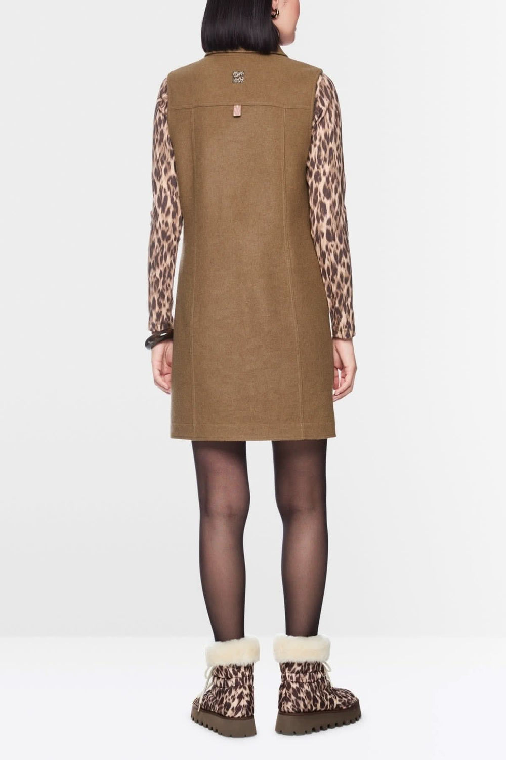 Robe courte en laine vierge pour femme Marc Cain