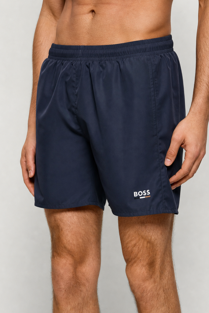 Swimsuit with an elastic waistband
