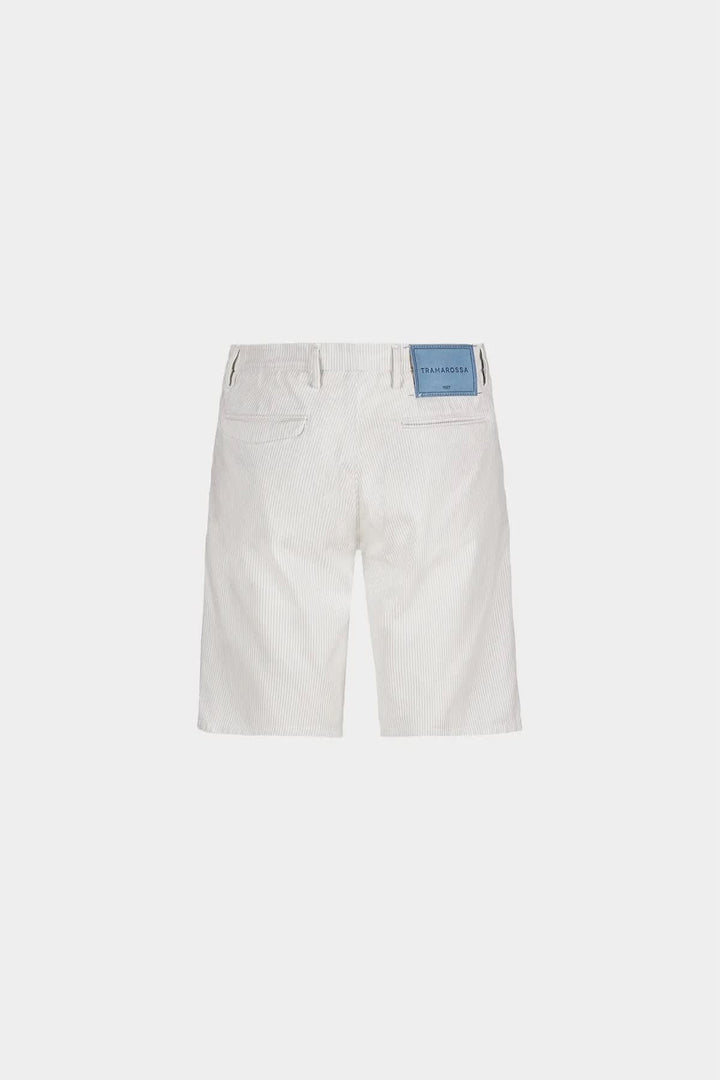 Side view of the Elia striped Tramarossa-textured men&