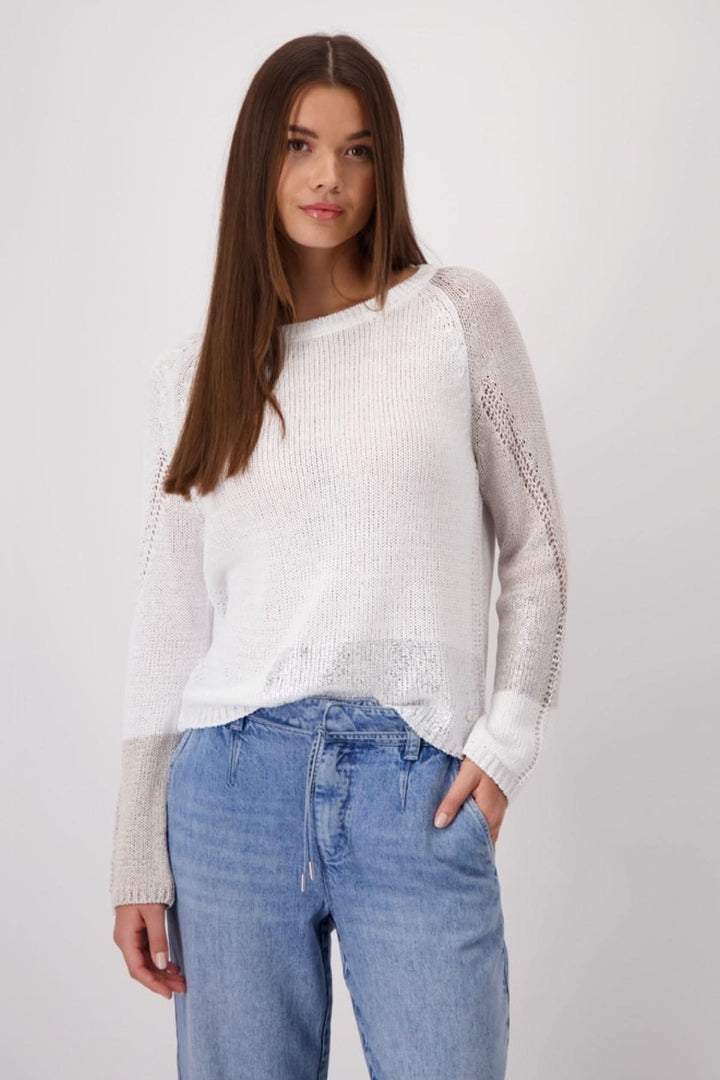 Color block knit