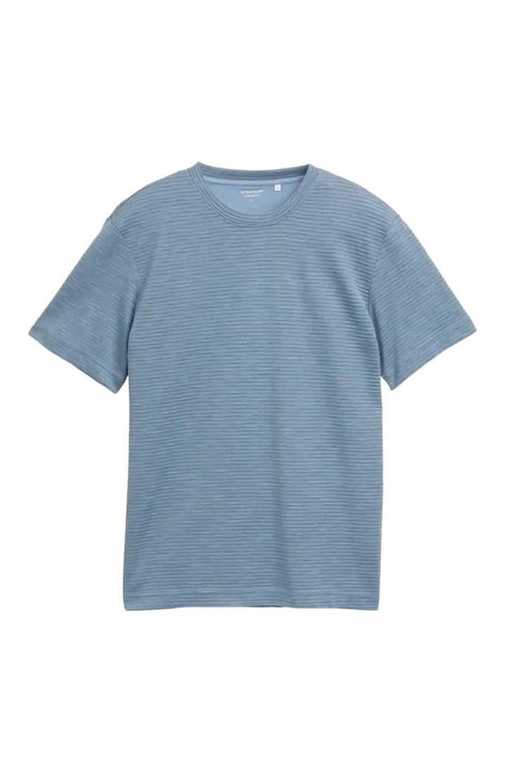 Front view of the Tom Tailor textured gray men&