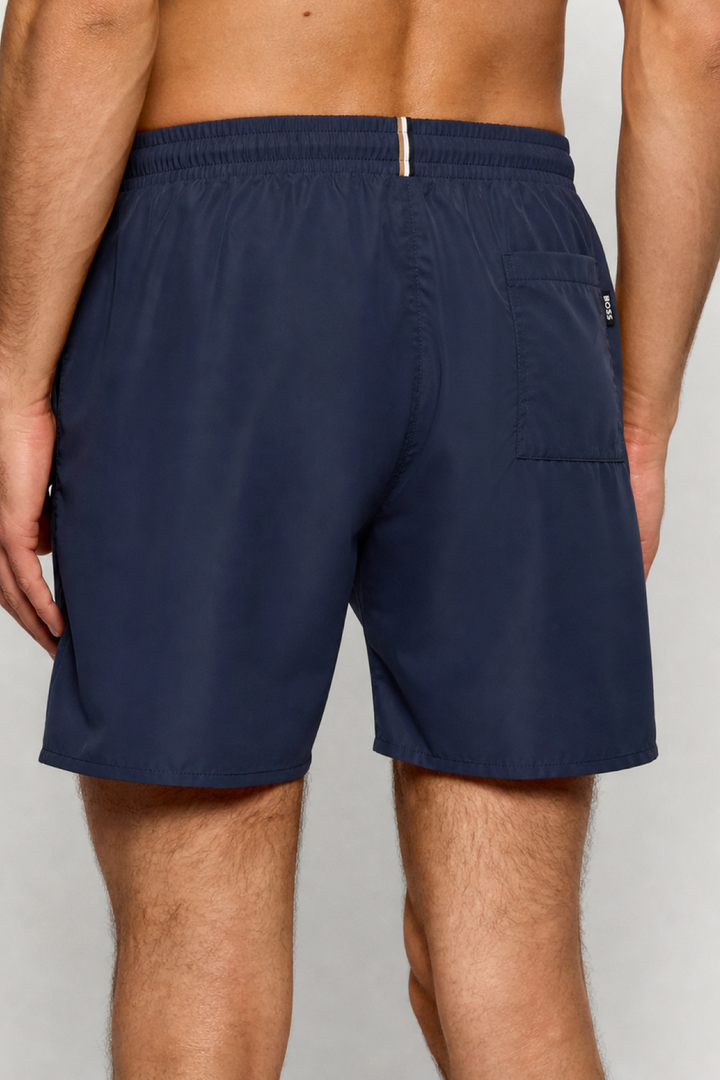 Swimsuit with an elastic waistband