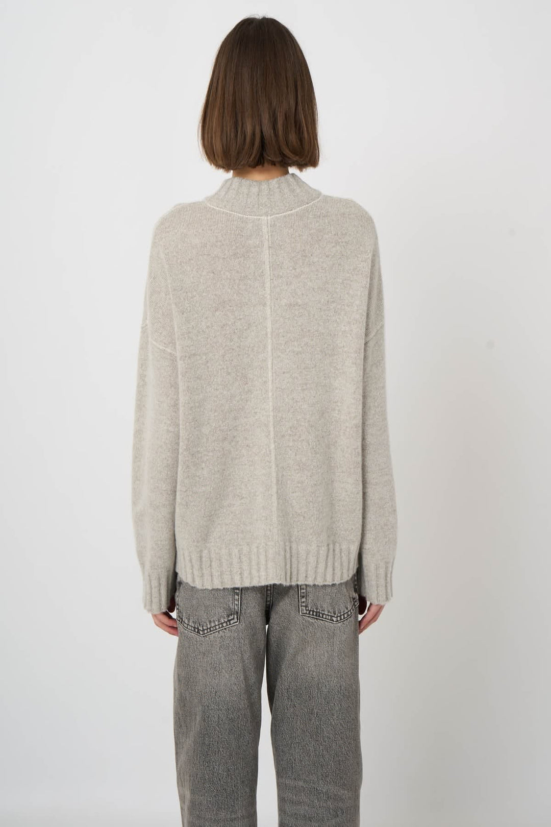 Tricot à col fendu pour femme Repeat Cashmere