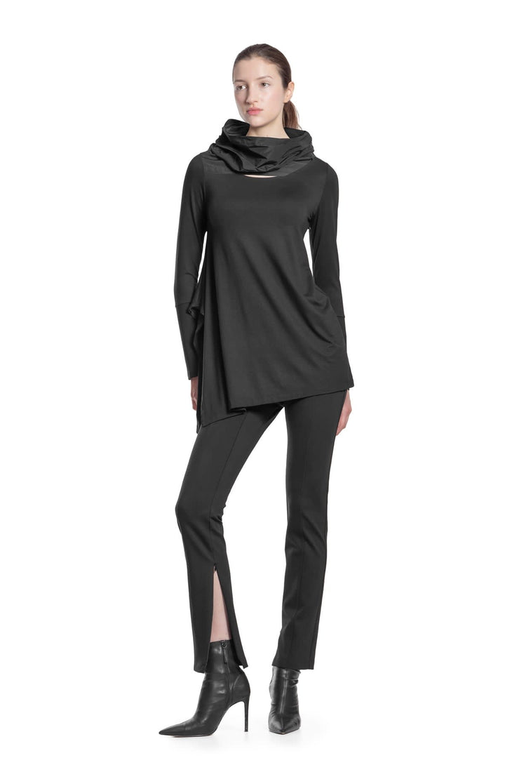 Tunique Jese asymétrique à col drapé pour femme xenia