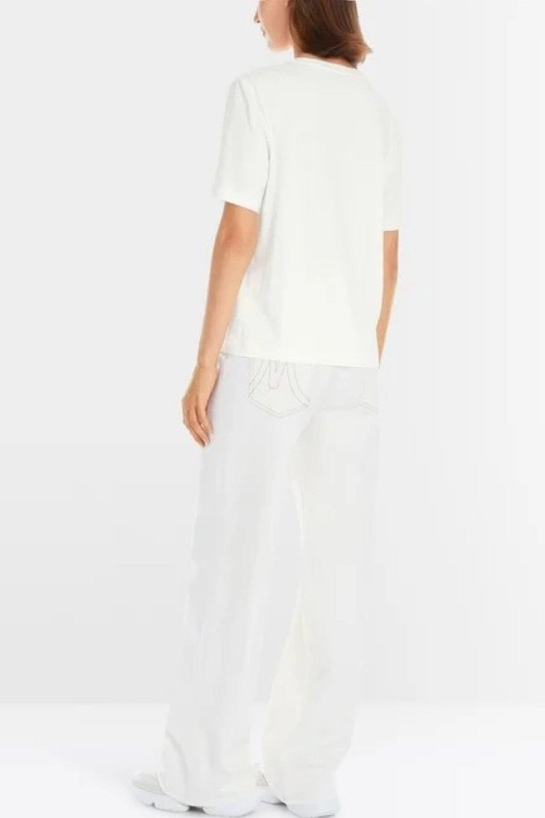 T-shirt en pure coton Femme - Hauts - T-shirt Marc Cain