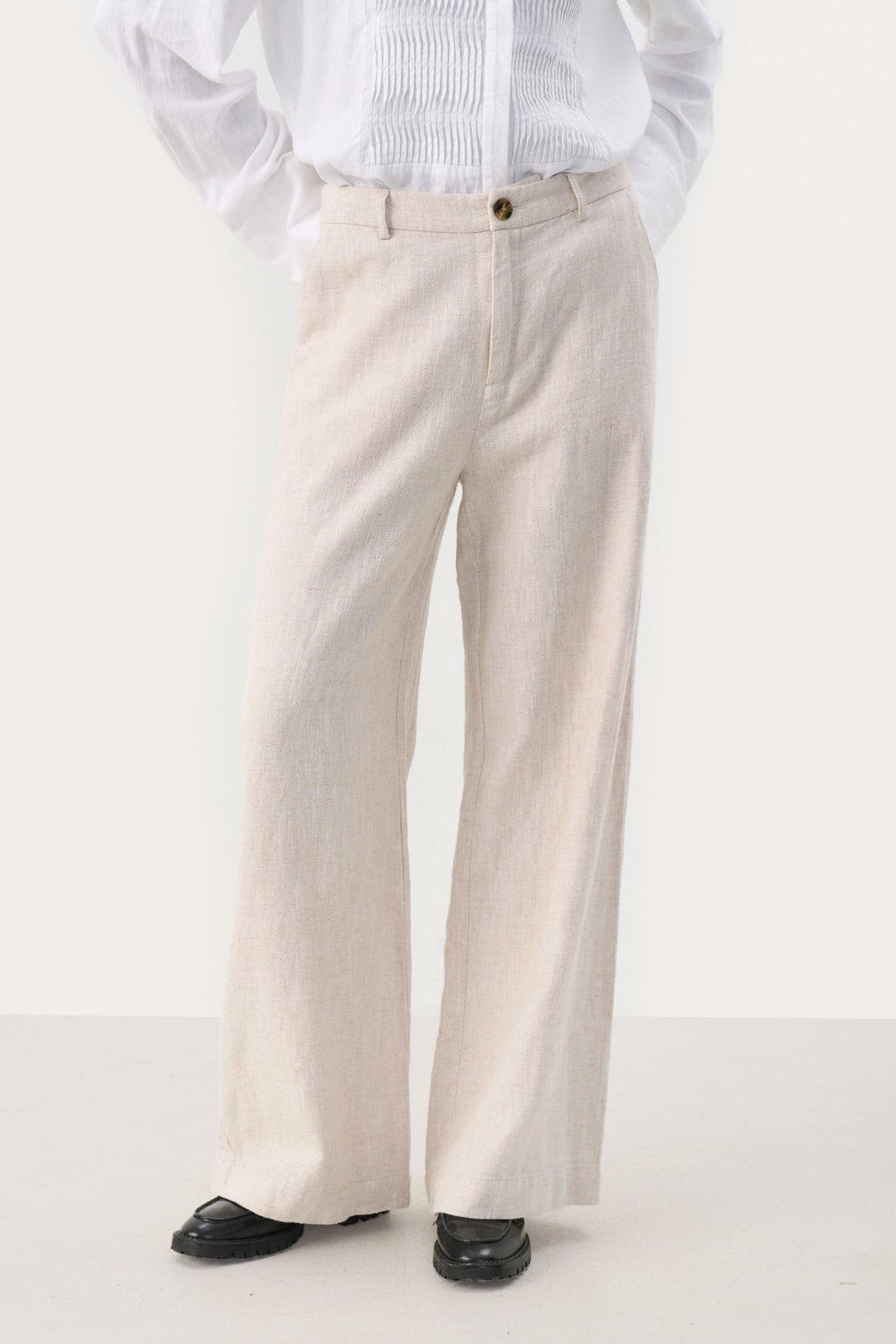 Pantalon en lin Ninnes