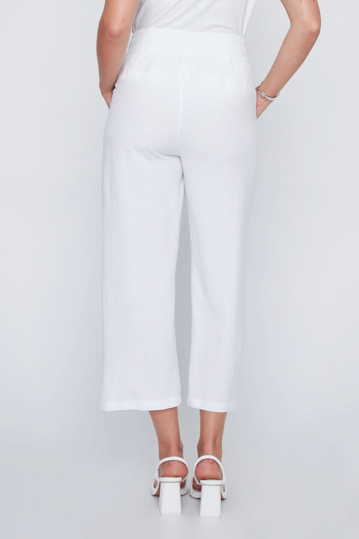 Pantalon écourté à jambe large