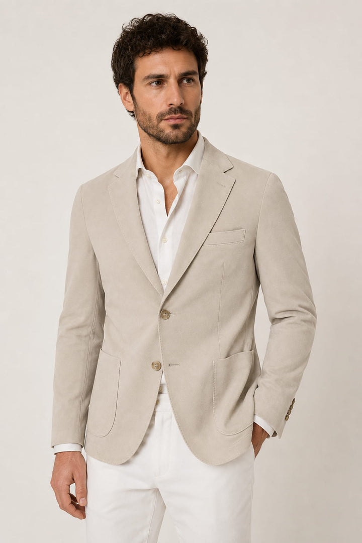 Front view of a blue Circolo men&