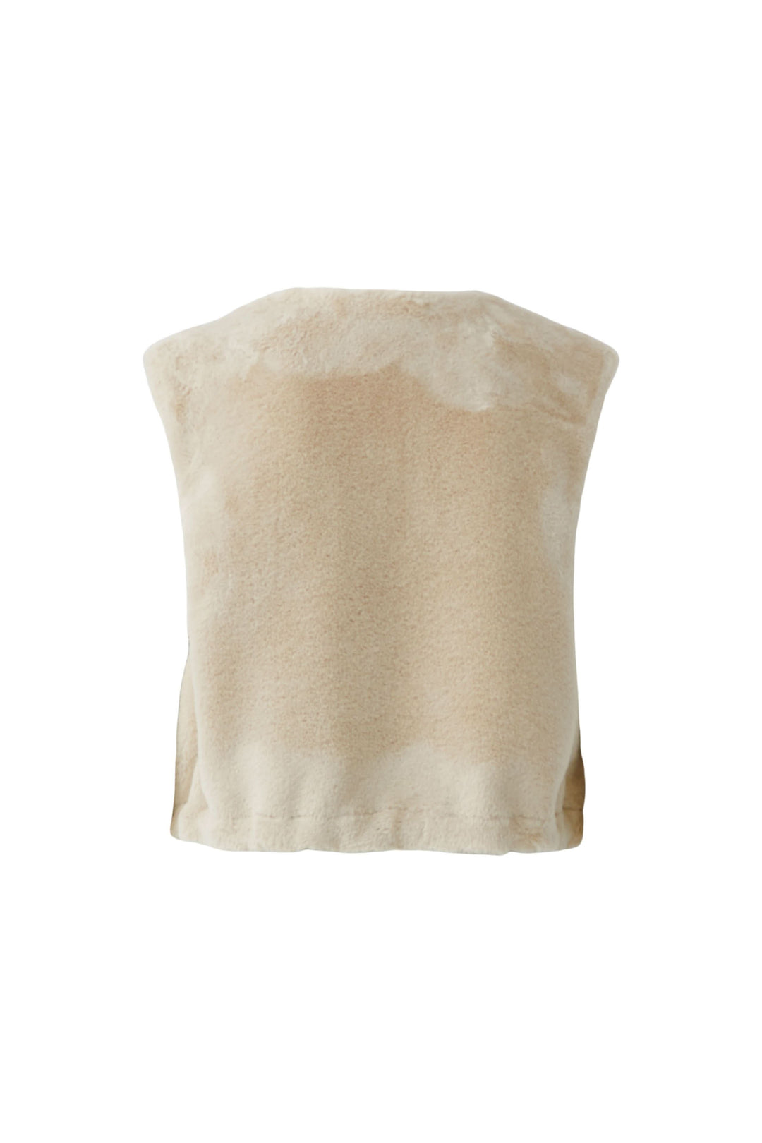 Veste sans manches en fausse fourrure pour femme Oui