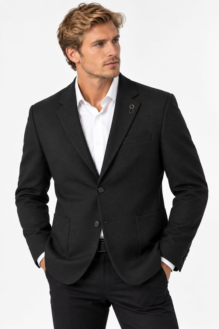 Veston ajusté à texture raffinée pour homme Lief Horsens