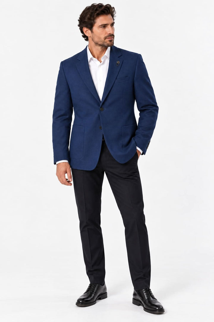 Veston structuré à texture subtile pour homme Lief Horsens
