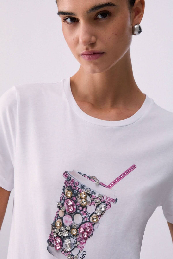 T-shirt avec motif décoratif