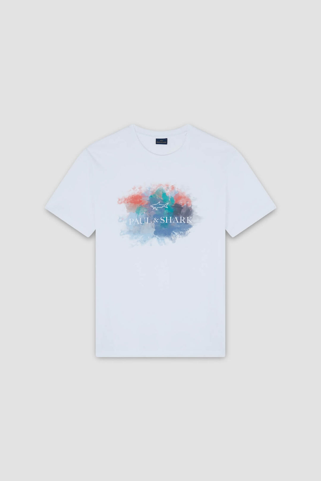 T-shirt en coton avec imprimé aquarelle