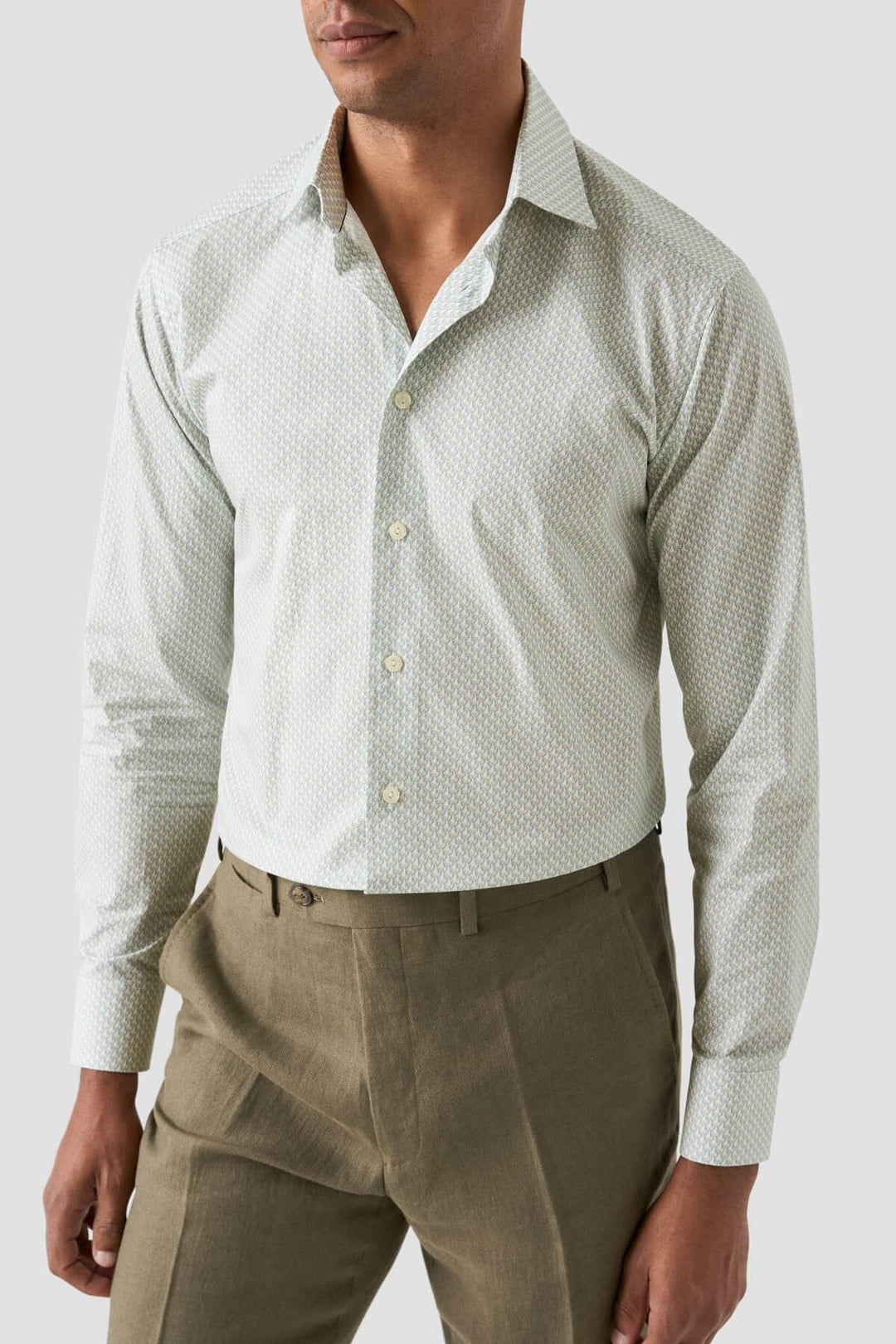 Chemise de coton à imprimé Perroquet