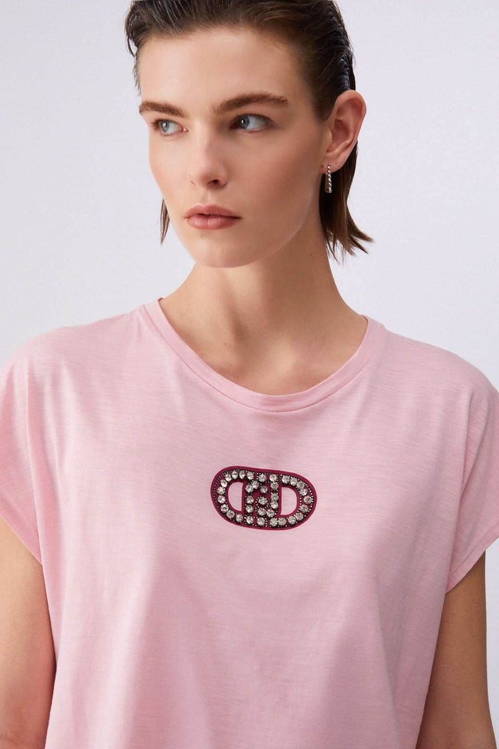 T-shirt avec logo décoratif