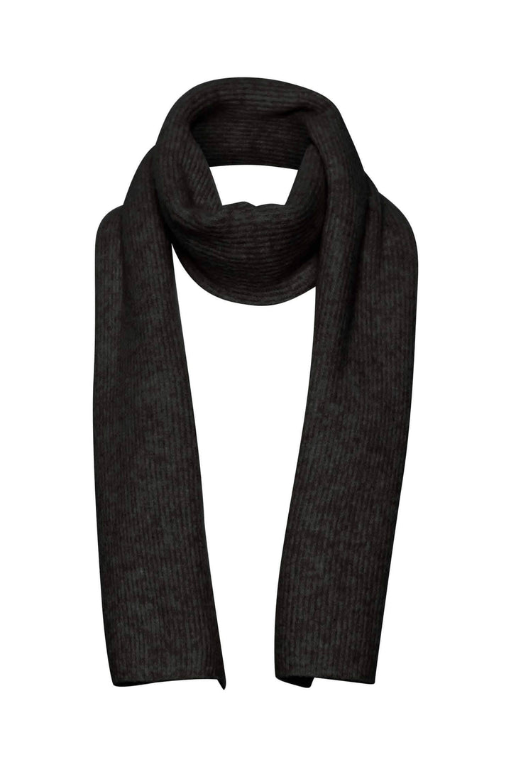Foulard Solla en noir, coupe classique, en matières mélangées pour un style élégant et confortable.