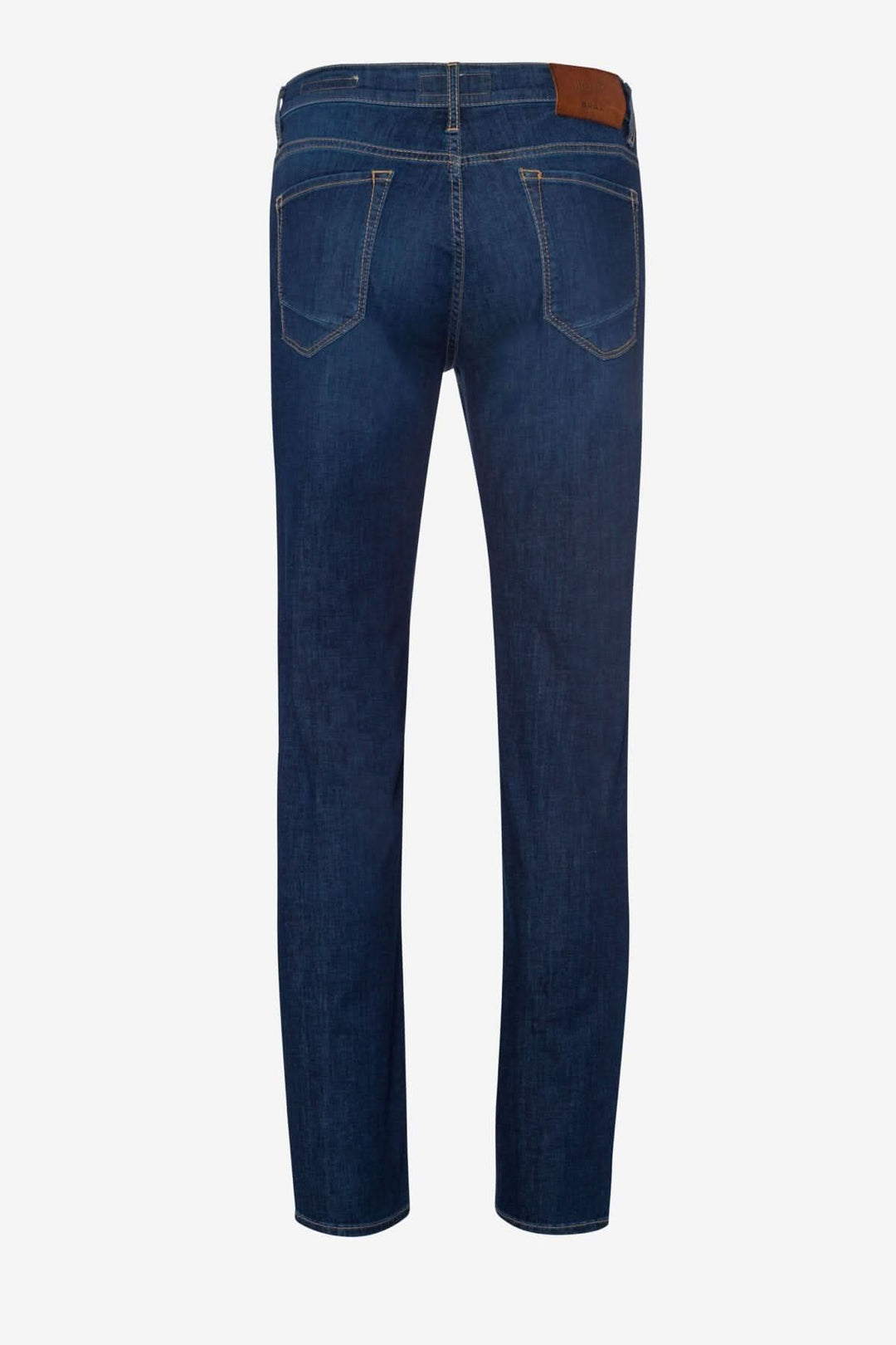 Jean Hi-flex pour homme, coupe slim, denim léger avec poches revolver et fermeture éclair, dos des jeans.