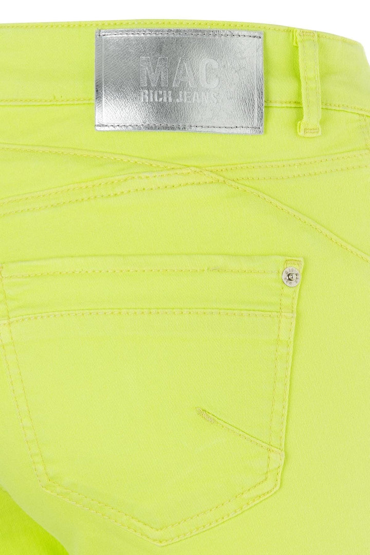 Jean vert fluo rich slim chic Femme - Bas - Pantalon - Jeans Mac Jeans