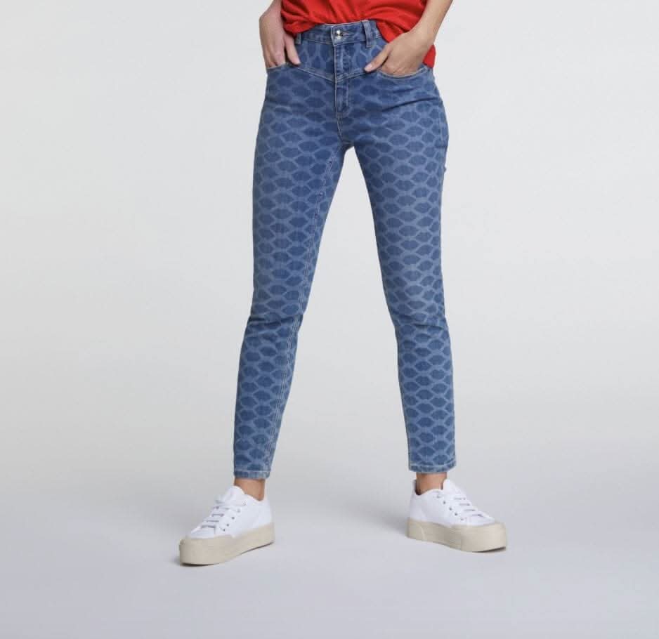 Jeans imprimé motif &