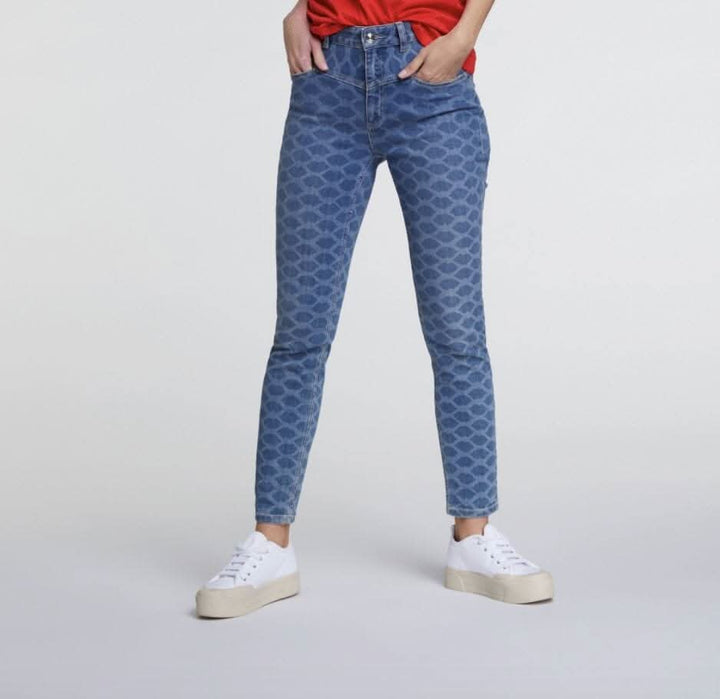 Jeans imprimé motif &
