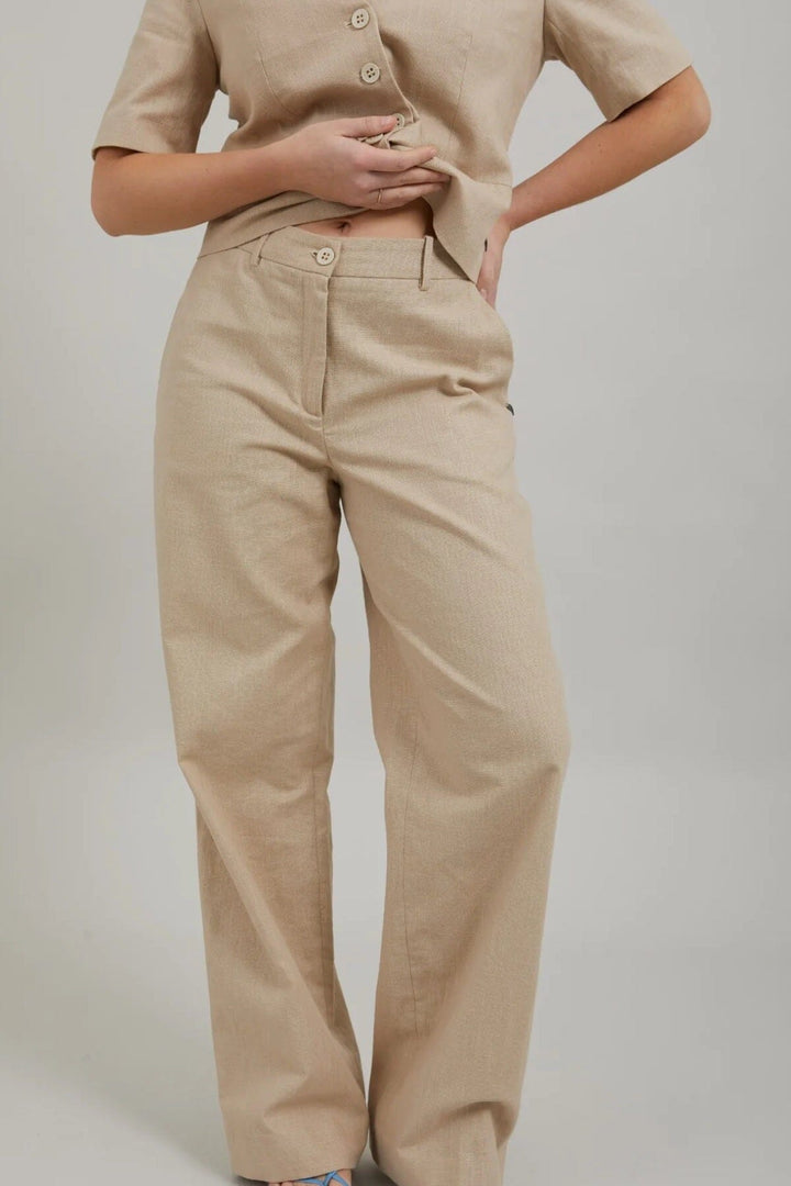 Pantalon avec jambes larges Femme - Bas - Pantalon coster