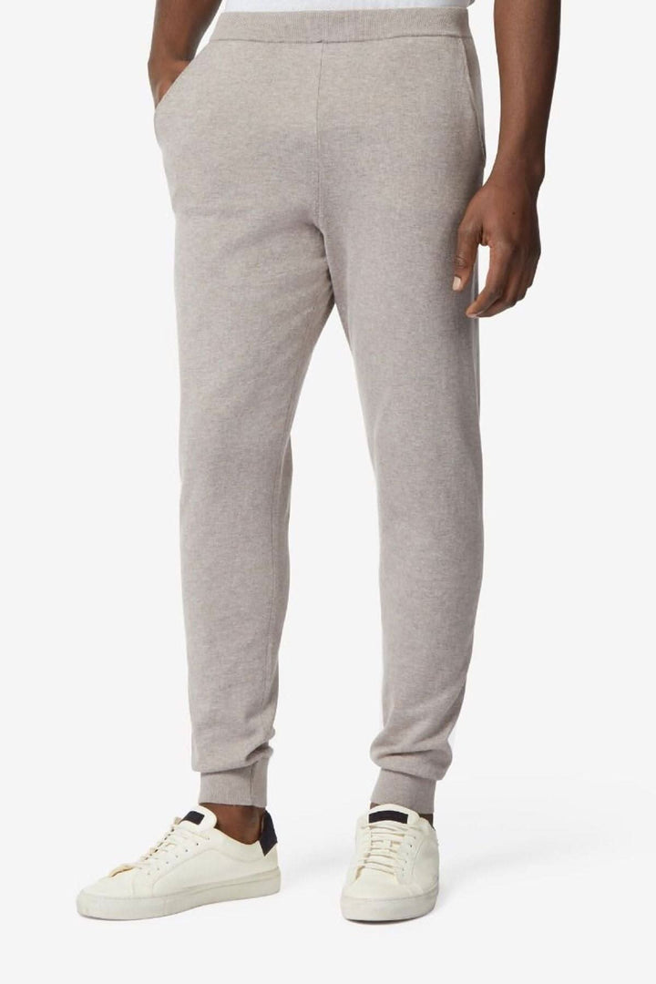Pantalon d'intérieur en coton et cachemire, coupe classique, cordon de serrage, élégant et confortable.