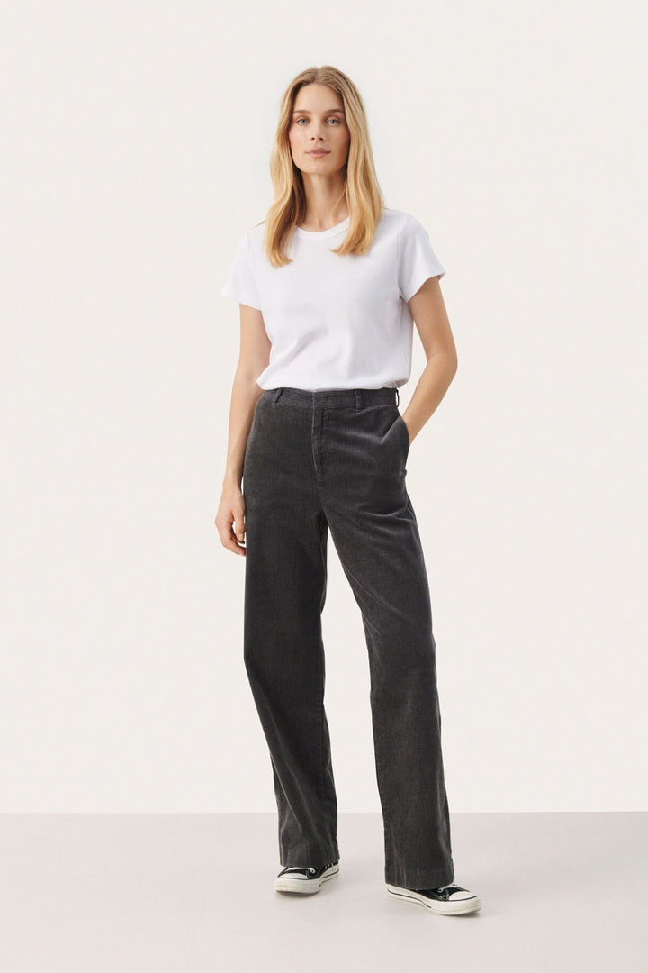 Pantalon velour côtelé Clarisse Femme - Bas - Pantalon - Chino Part Two