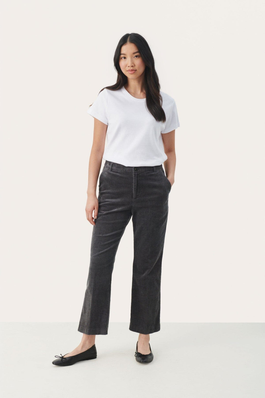 Pantalon velour côtelé Misha Femme - Bas - Pantalon - Chino Part Two