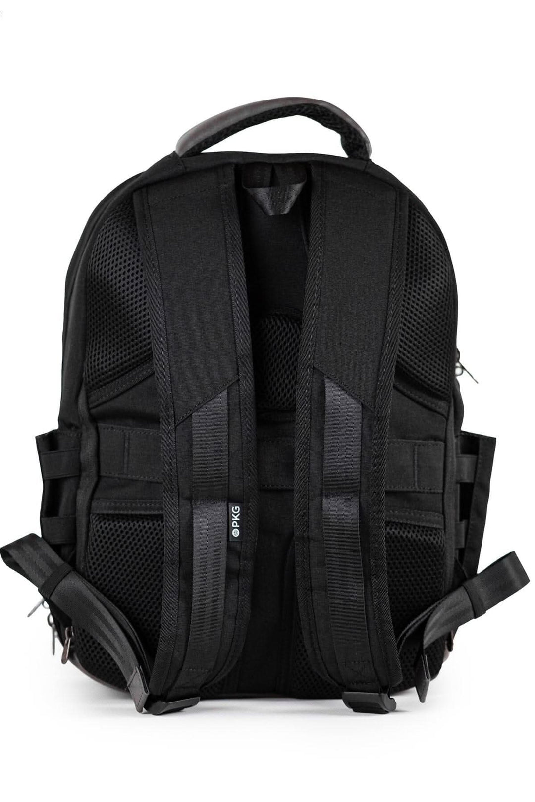 Sac à dos recyclé PKG Durham 17L, avec bretelles rembourrées et design ergonomique, idéal pour le transport quotidien.